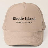 Rhode Island Trucker Trucker Hat Truckerkappe (Vorderseite)