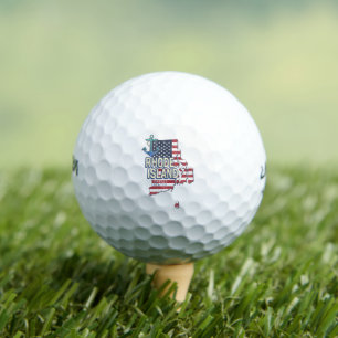 Rhode Island United Staaten Retro Staat Karte Vint Golfball