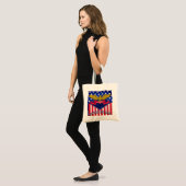 Rhode Island USA Flag Tragetasche (Vorderseite (Model))
