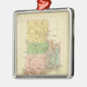 Rhode Island USA Ornament Aus Metall (Links)