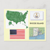 Rhode Island, USA Postkarte (Vorderseite)