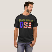 Rhode Island USA! T-Shirt (Vorne ganz)