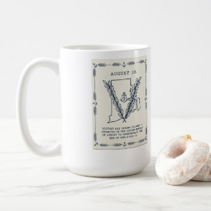 Rhode Island Victory Day   WWII-Gedenktasse Kaffeetasse