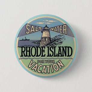Rhode Island Vintage Button