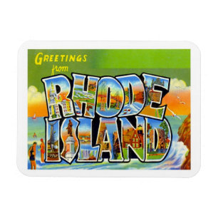 Rhode Island Vintage Magnet
