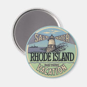 Rhode Island Vintage Magnet (Vorderseite/Rückseite)
