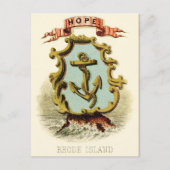 Rhode Island Vintage - Staat Postkarte (Vorderseite)
