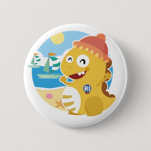 Rhode Island VIPKID Knopf Button (Vorderseite)
