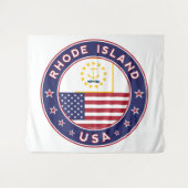 Rhode Island Wandteppich (Vorderseite (Horizontal))