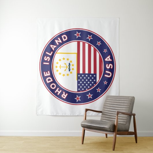 Rhode Island Wandteppich (Beispiel)