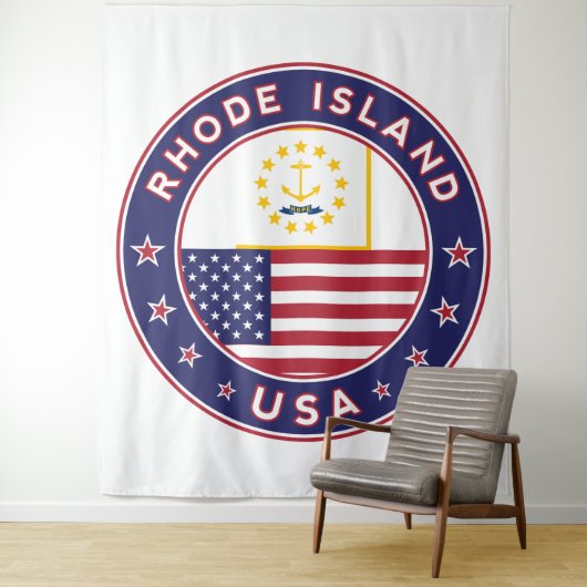 Rhode Island Wandteppich (Beispiel)