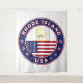 Rhode Island Wandteppich (Vorderseite)