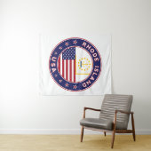 Rhode Island Wandteppich (Beispiel (Horizontal))