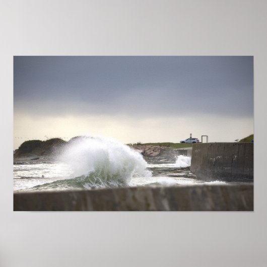 Rhode Island-Wasserlandschafts-Plakat Poster (Vorne)