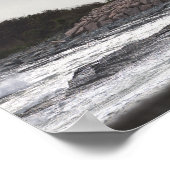 Rhode Island-Wasserlandschafts-Plakat Poster (Ecke)