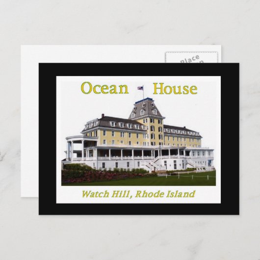 Rhode Island, Watch Hill - Postkarte (Vorne/Hinten)
