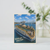 Rhode Island | Wish You Were Here | State-Serie Postkarte (Stehend Vorderseite)
