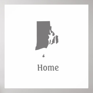 Rhode Island Zuhause Poster