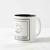 Rhode Island Zweifarbige Tasse (VorderseiteRechts)