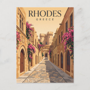 Rhodes Altstadt Griechenland Postkarte