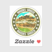 Rhodes Aufkleber (Blatt)