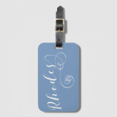 Rhodes Flag im Herzen Griechenlands Gepäckanhänger (Vorderseite Vertikal)