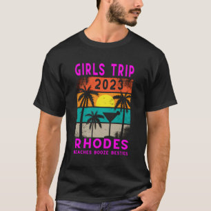 Rhodes Girls Trip 2023 Frauen Griechenland T-Shirt