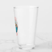 Rhodes Greece Retro-Distressed Circle Glas (Links)