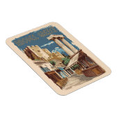 Rhodes Greece Ruins Trains Art Vintag Magnet (Rechte Seite)