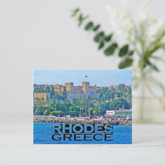 Rhodes Postkarte (Stehend Vorderseite)