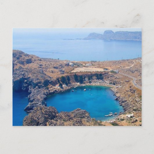 Rhodes Postkarte (Vorderseite)