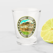 Rhodes Schnapsglas (Vorderseite)