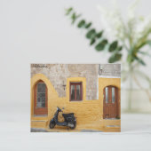 Rhodes Scooter Postkarte (Stehend Vorderseite)