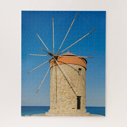 Rhodes Windmill Jigsaw Puzzle (Vertikal)