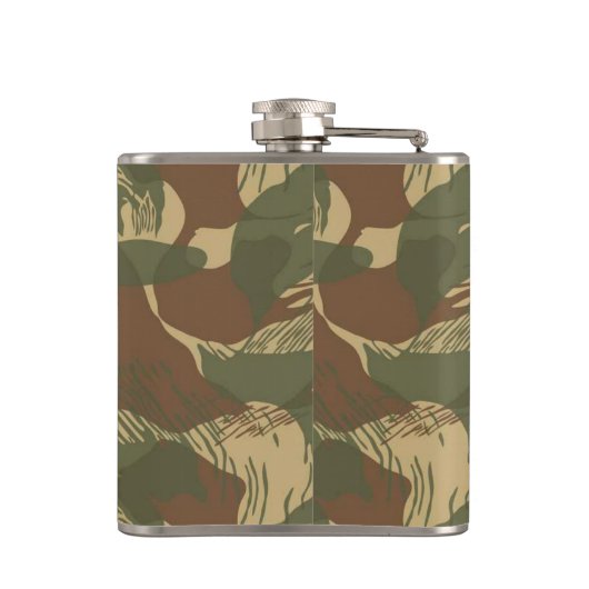 Rhodesian Brushstroke-angesagte Flasche Flachmann (Rückseite)