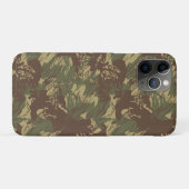 Rhodesian Brushstroke CAMOUFLAGE Case-Mate iPhone Hülle (Rückseite (Horizontal))
