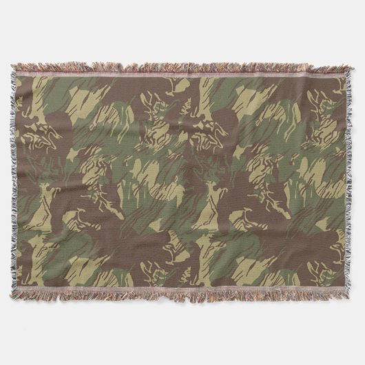 Rhodesian Brushstroke CAMOUFLAGE Decke (Vorderseite)