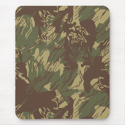 Rhodesian Brushstroke CAMOUFLAGE Mousepad (Vorne)