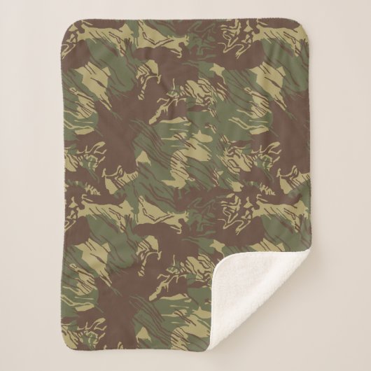 Rhodesian Brushstroke CAMOUFLAGE Sherpadecke (Vorderseite)