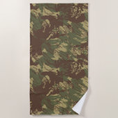 Rhodesian Brushstroke CAMOUFLAGE Strandtuch (Vorderseite)