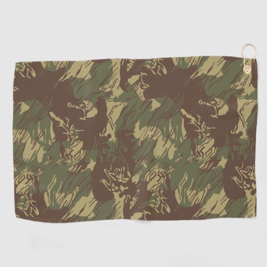 Rhodesian CAMOUFLAGE Golfhandtuch (Horizontal)