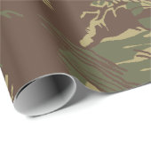 Rhodesian CAMOUFLAGE Wrapping Paper Geschenkpapier (Rolleneckpunkt)