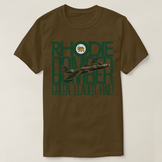 RHODESIAN CANBERRA BOMBER T-Shirt (Design vorne)