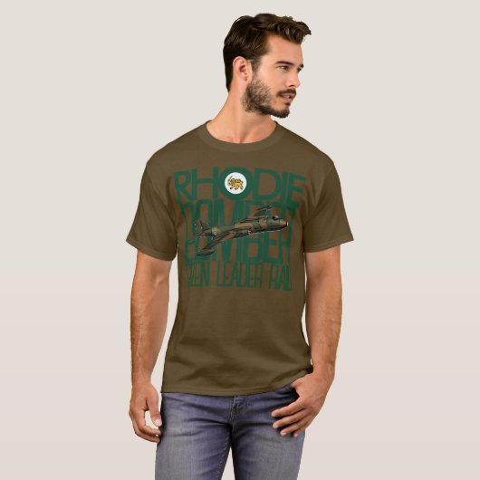 RHODESIAN CANBERRA BOMBER T-Shirt (Vorne ganz)