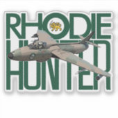 RHODESIAN HUNTER AUFKLEBER (Vorderseite)