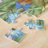 Rhodesian Rdgeback Dog mit Blume Spring Puzzle (Seite)