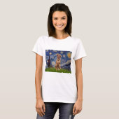 Rhodesian Ridgeback 1 - Starry Night T-Shirt (Vorne ganz)