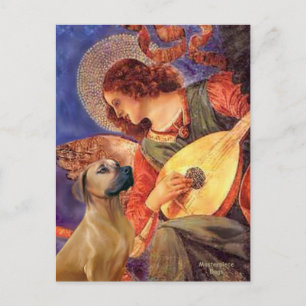 Rhodesian Ridgeback 2 - Mandolin Engel Postkarte
