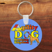 Rhodesian_Ridgeback_Agility Schlüsselanhänger (Vorderseite)