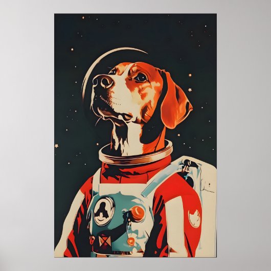 Rhodesian Ridgeback Astronaut Poster, Rhodesian Ri Poster (Vorne)